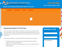 Tablet Screenshot of higher-learn.com